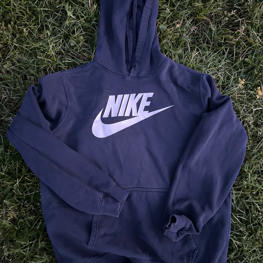 tuff plain nike hoodie size medium